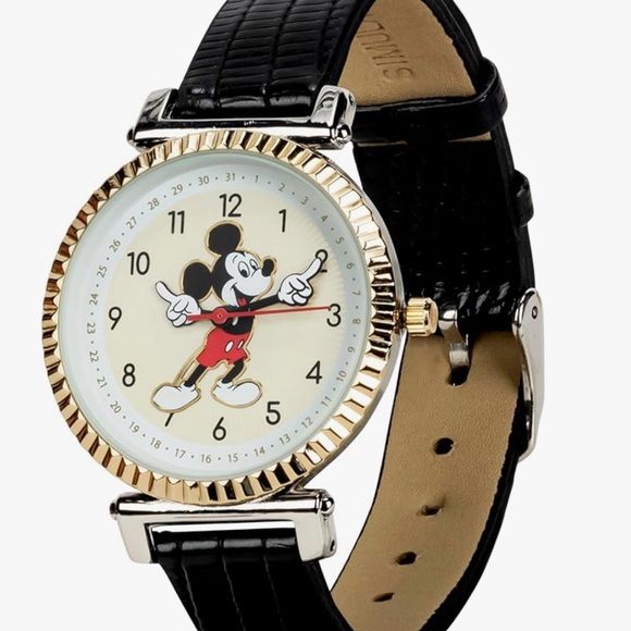 Accutime Disney 100 Accessories - Mickey Mouse Watch Walt Disney Quartz “Celebrating 100yr Of Wonder” NWT